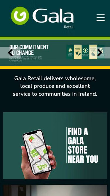 Screenshot of gala.ie