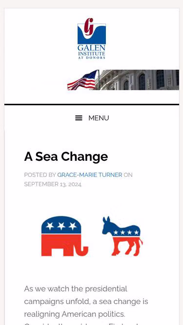 Screenshot of galen.org
