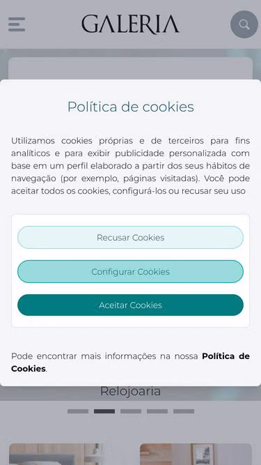 Screenshot of galeria.pt