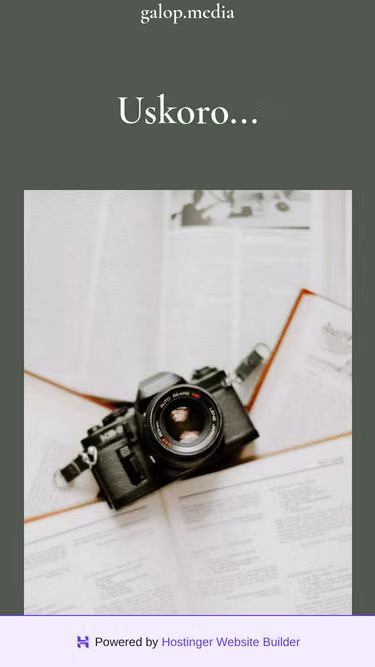 Screenshot of galop.media