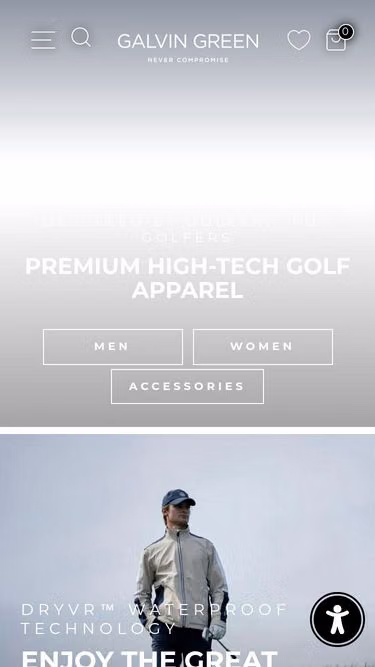 Screenshot of galvingreen.de