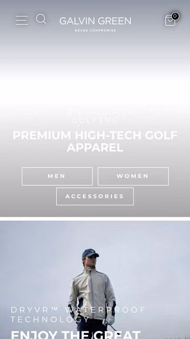 Screenshot of galvingreen.ie