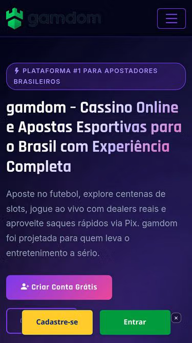 Screenshot of gamdom.ceo