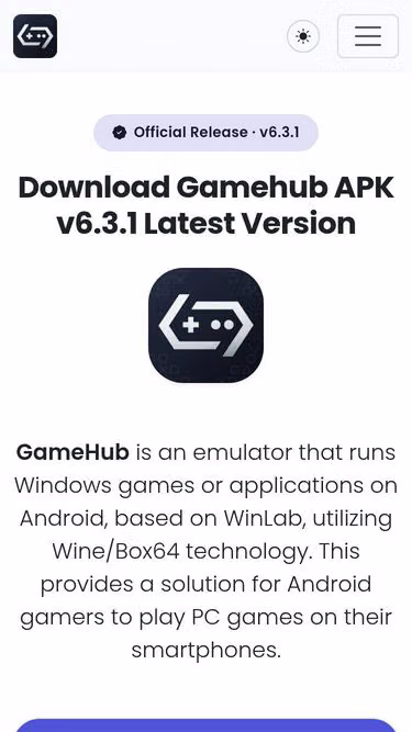Screenshot of game-hub.org