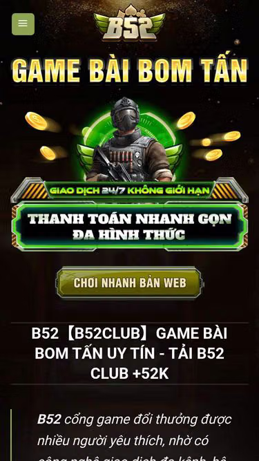 Screenshot of gameb52.top