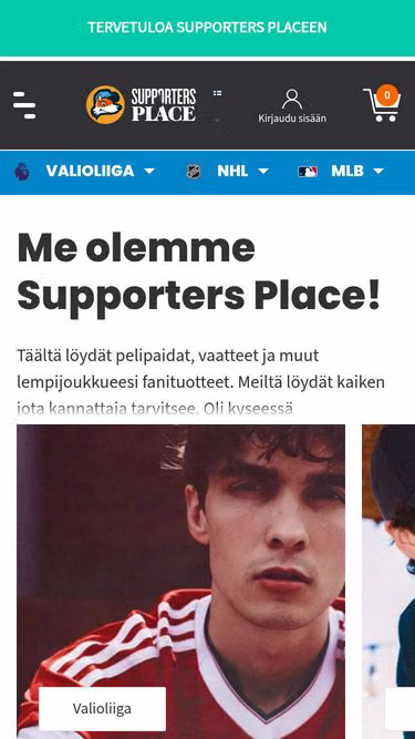 Screenshot of gameday.fi