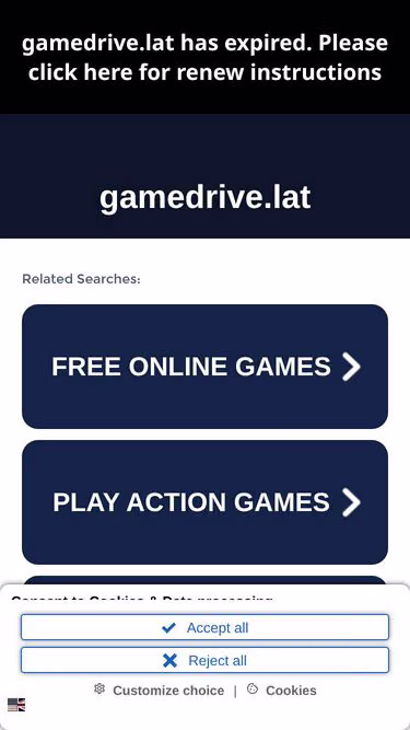Screenshot of gamedrive.lat