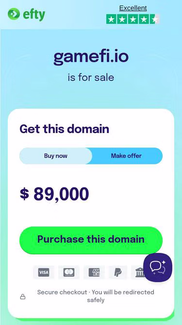 Screenshot of gamefi.io