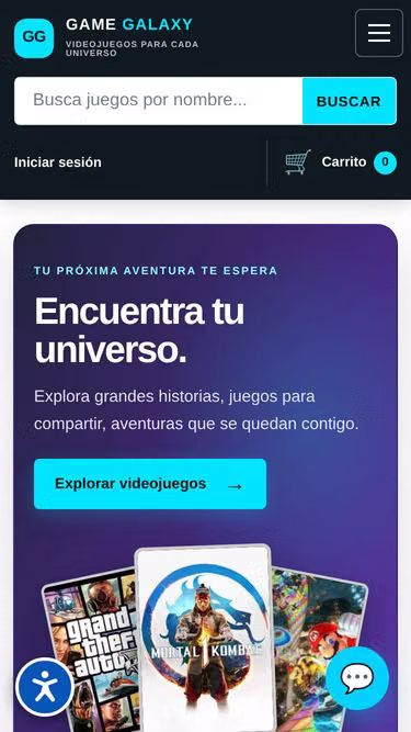 Screenshot of gamegalaxy.com.mx
