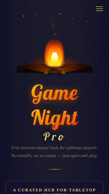 Screenshot of gamenight.pro