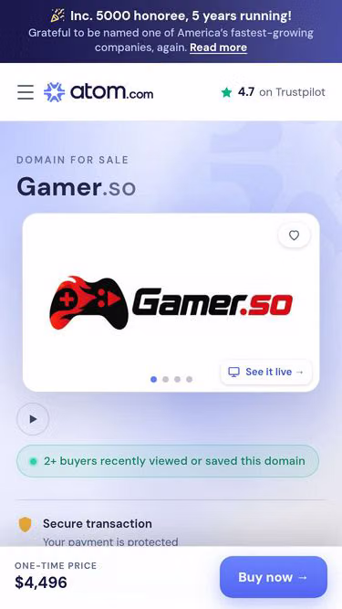 Screenshot of gamer.so