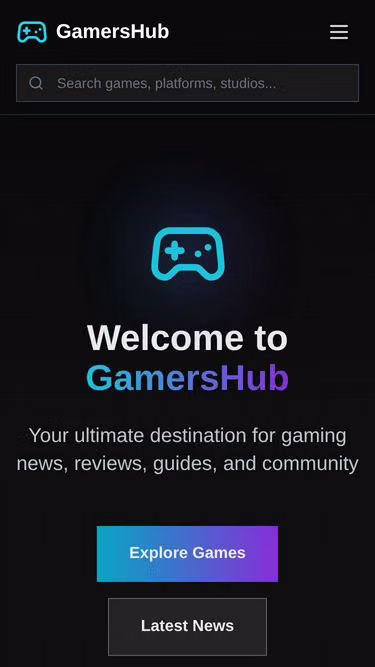 Screenshot of gamershub.com