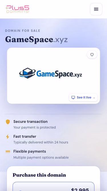 Screenshot of gamespace.xyz