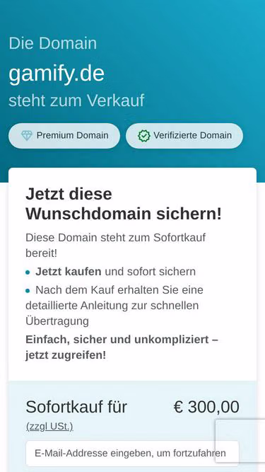 Screenshot of gamify.de