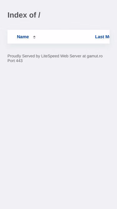 Screenshot of gamut.ro