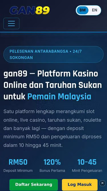 Screenshot of gan89.onl