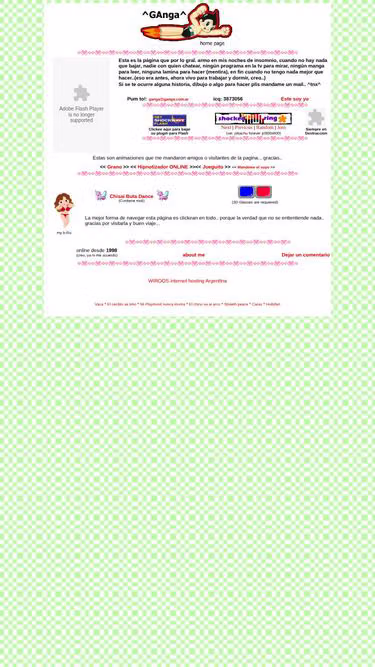 Screenshot of ganga.com.ar