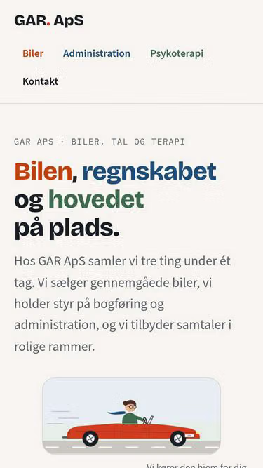 Screenshot of gar.nu
