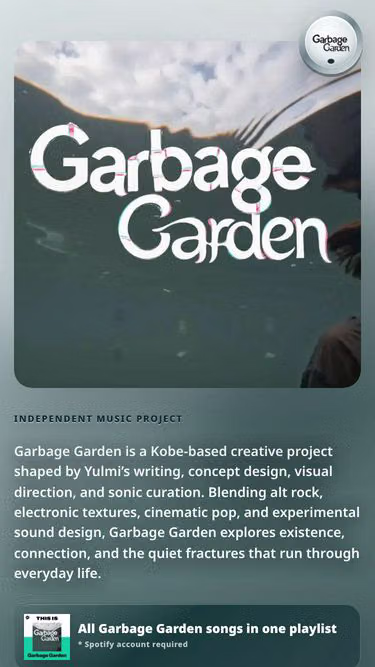 Screenshot of garbage.garden
