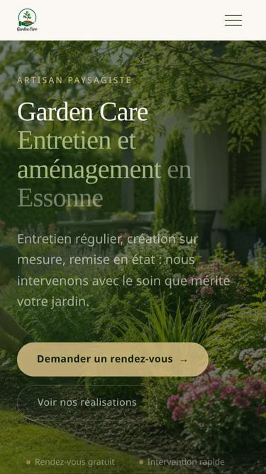 Screenshot of gardencare.fr
