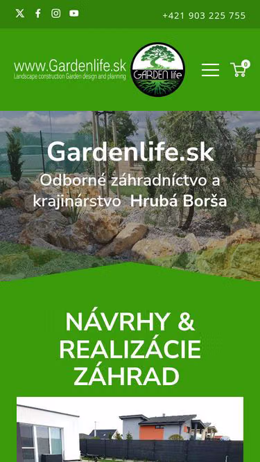 Screenshot of gardenlife.sk