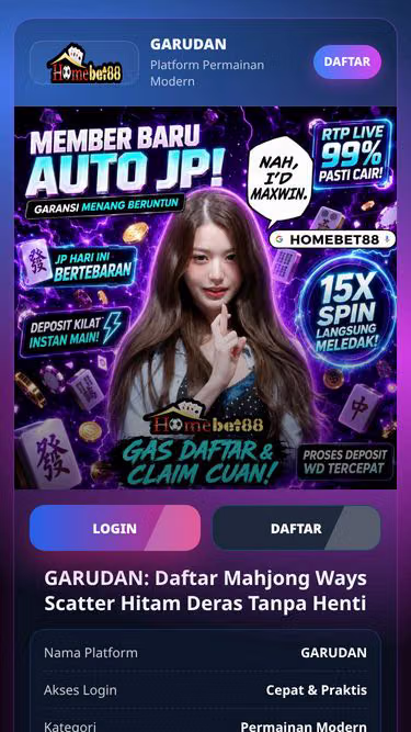 Screenshot of garudan.store
