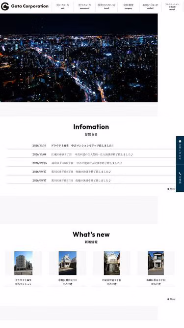 Screenshot of gata.co.jp