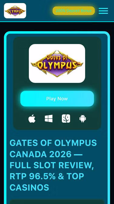Screenshot of gatesofolympuss.ca