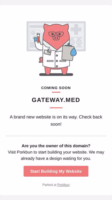 Screenshot of gateway.med