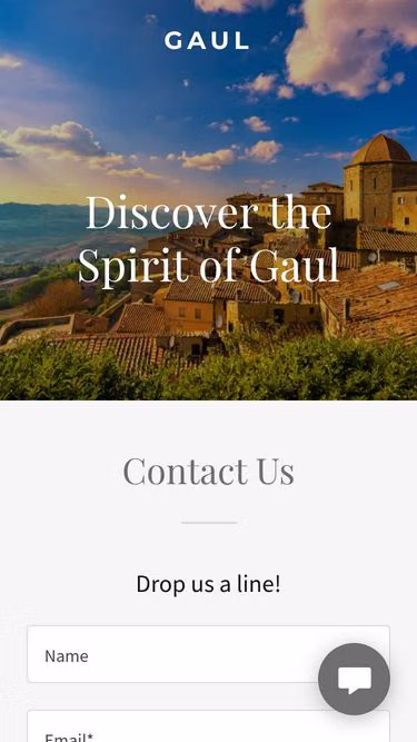 Screenshot of gaul.ca