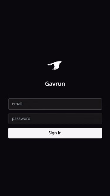 Screenshot of gav.run