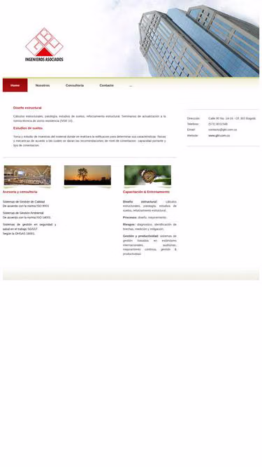 Screenshot of gbl.com.co