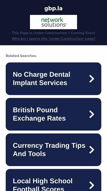 Screenshot of gbp.la