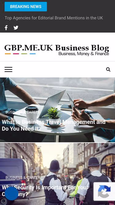 Screenshot of gbp.me.uk