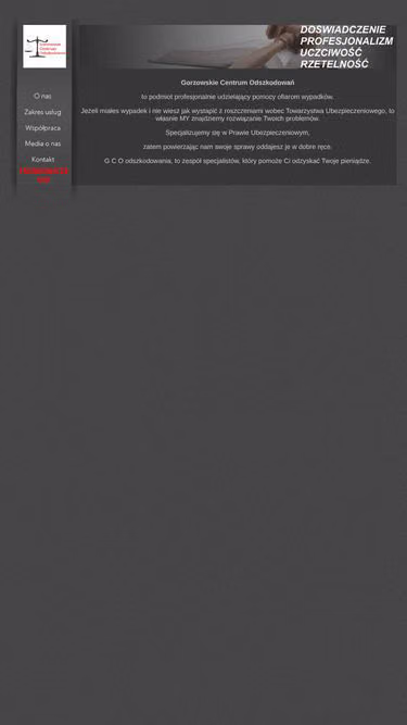 Screenshot of gco.info.pl
