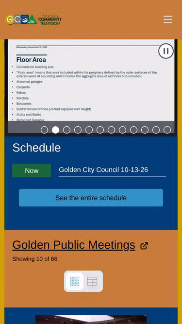 Screenshot of gco.tv