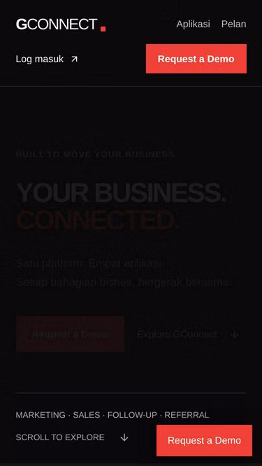 Screenshot of gconnect.my