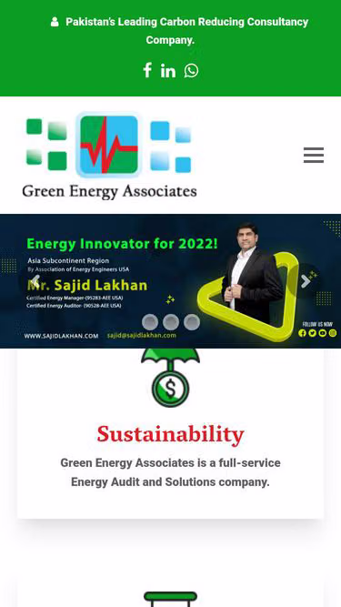 Screenshot of gea.com.pk