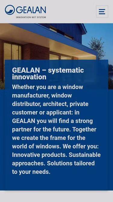 Screenshot of gealan.ma