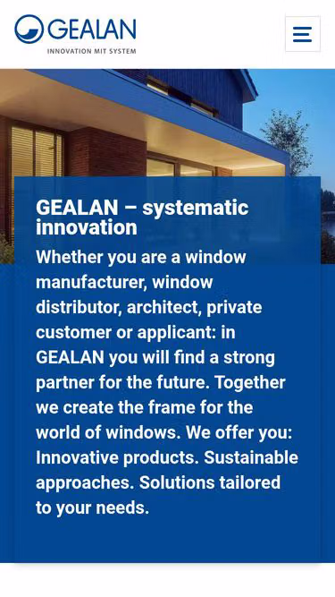 Screenshot of gealan.pl