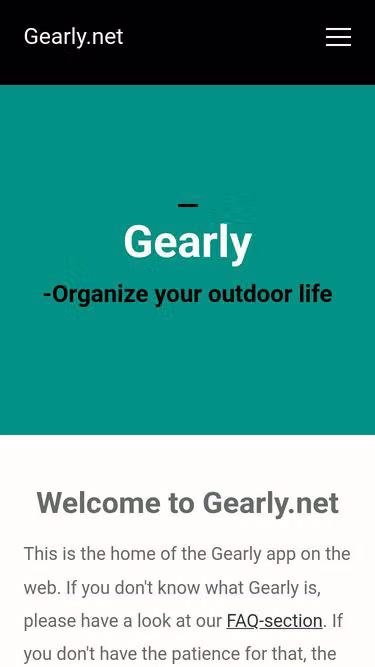 Screenshot of gearly.net