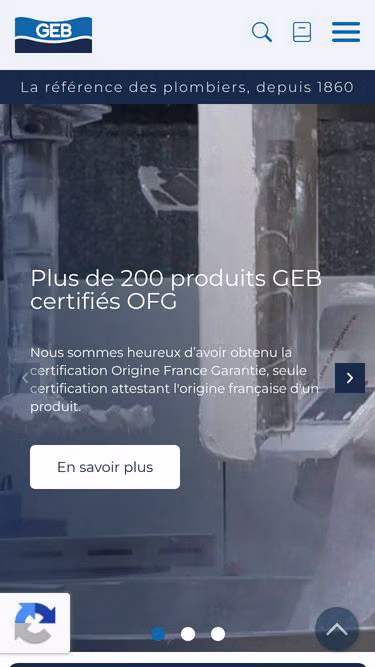 Screenshot of geb.fr