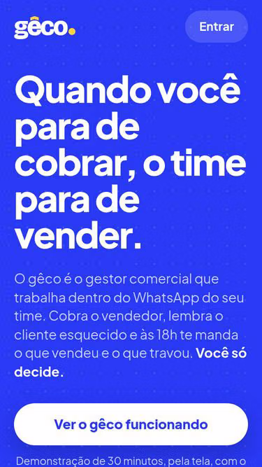 Screenshot of geco.app.br