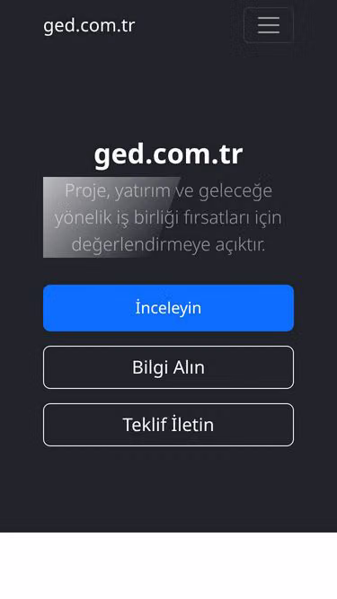 Screenshot of ged.com.tr