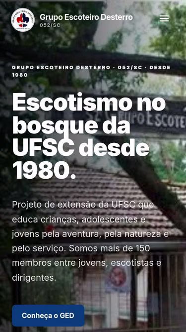 Screenshot of ged.floripa.br