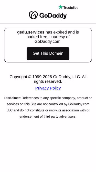 Screenshot of gedu.services