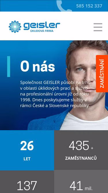 Screenshot of geisler.cz