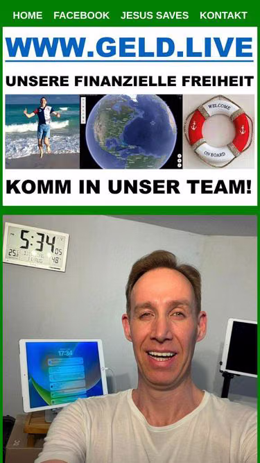 Screenshot of geld.live