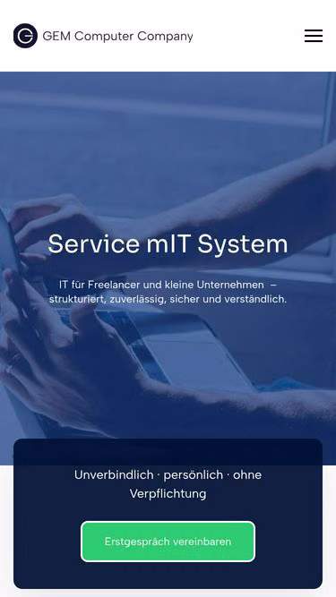Screenshot of gem.gmbh