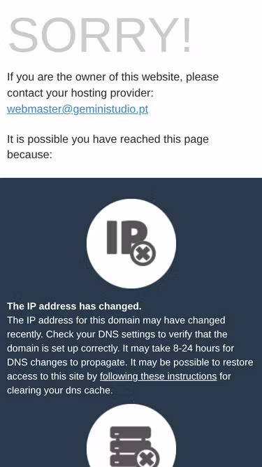 Screenshot of geministudio.pt
